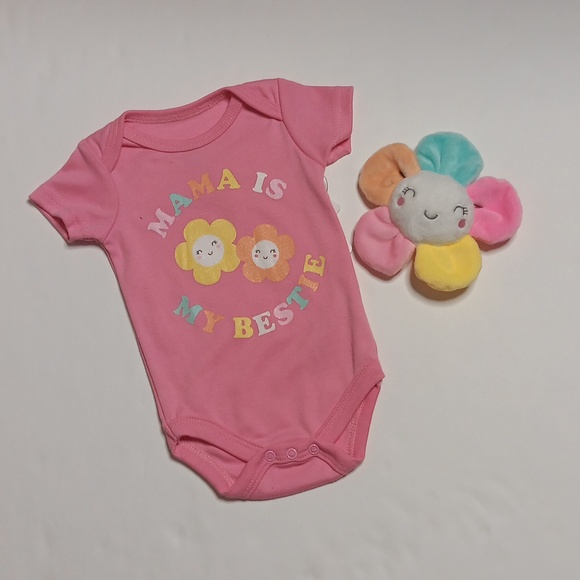 Bodysuit and Soft toy - Picture 1 of 8